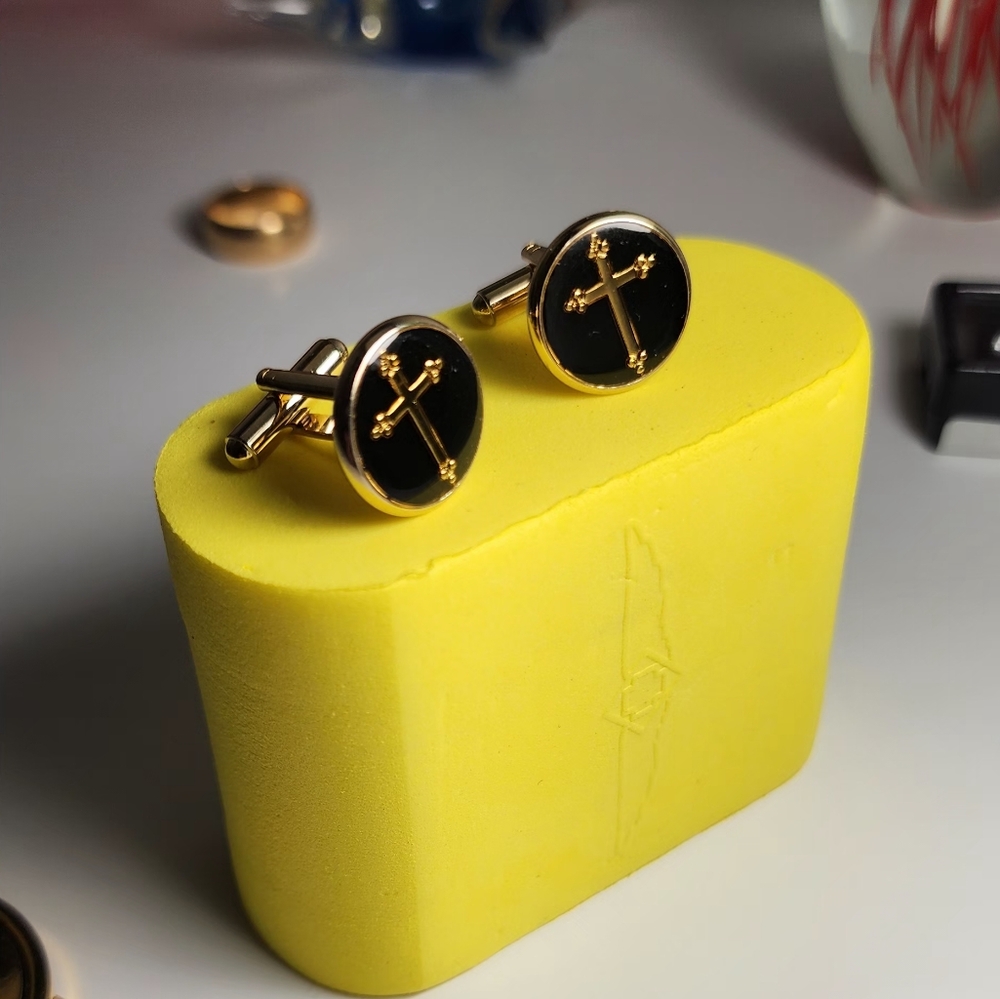 Gold Cufflinks - image 4
